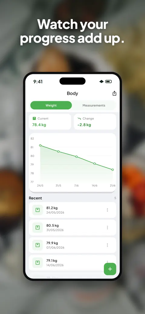 Wellix app analyzing a photo of a salad on iPhone — 7/10