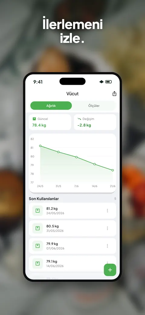 iPhone'da salata fotoğrafını analiz eden Wellix uygulaması — 7/10